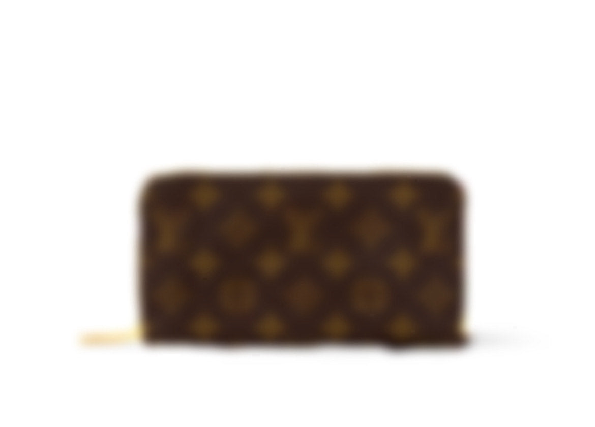 L_V Mono_gram Brown Zippy Wallet